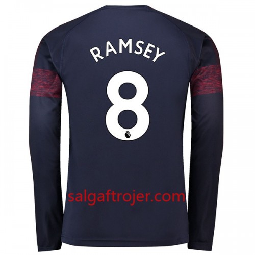 Arsenal Fodboldtrøjer Ramsey 8 Udebanesæt 2018/19 Langærmet Arsenal Fodboldtrøjer Ramsey 8 Udebanesæt 2018/19 Langærmet